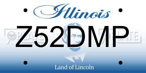Z52DMP Illinois License Plate