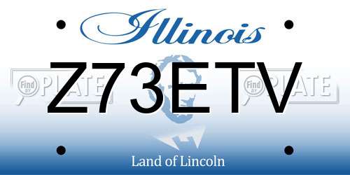 Z73ETV Illinois License Plate