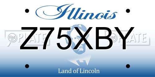 Z75XBY Illinois License Plate