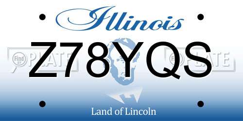 Z78YQS Illinois License Plate