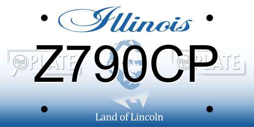 Z790CP Illinois License Plate