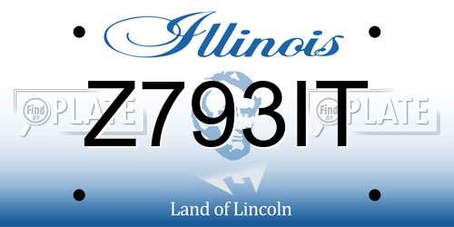 Z793IT Illinois License Plate
