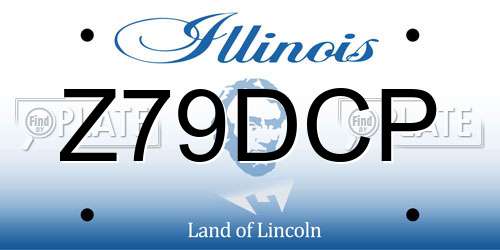 Z79DCP Illinois License Plate