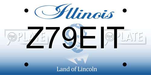 Z79EIT Illinois License Plate