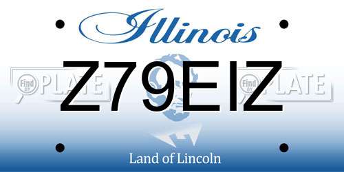 Z79EIZ Illinois License Plate