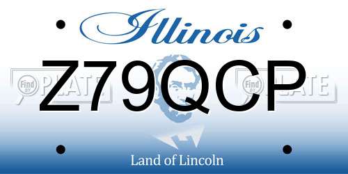 Z79QCP Illinois License Plate