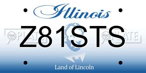 Z81STS Illinois License Plate