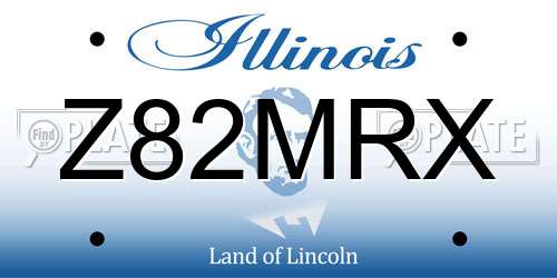 Z82MRX Illinois License Plate