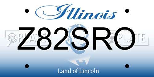 Z82SRO Illinois License Plate