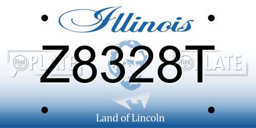Z8328T Illinois License Plate