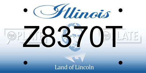Z8370T Illinois License Plate