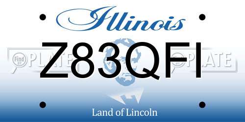 Z83QFI Illinois License Plate