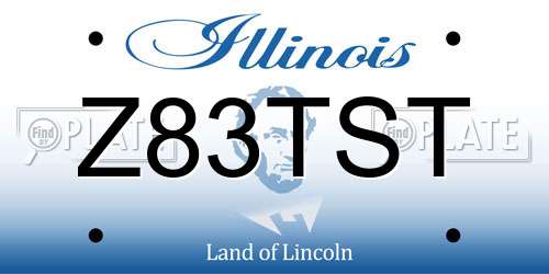 Z83TST Illinois License Plate