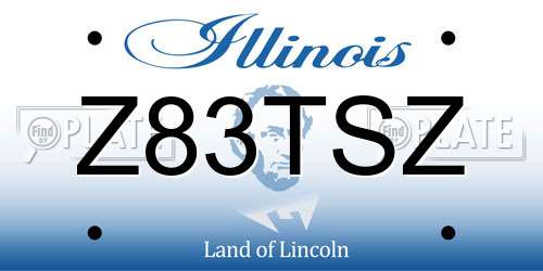 Z83TSZ Illinois License Plate