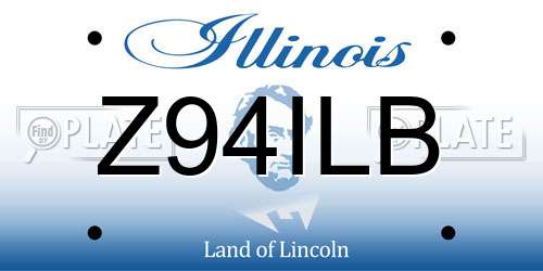 Z94ILB Illinois License Plate