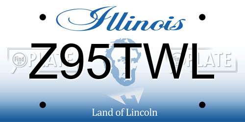 Z95TWL Illinois License Plate
