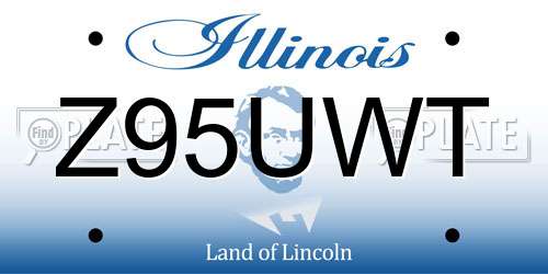 Z95UWT Illinois License Plate
