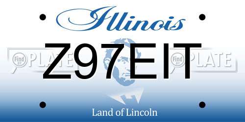 Z97EIT Illinois License Plate