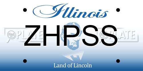 ZHPSS Illinois License Plate