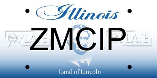 ZMCIP Illinois License Plate