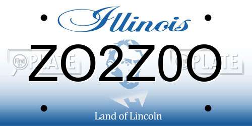 ZO2Z0O Illinois License Plate