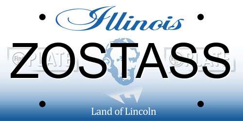 ZOSTASS Illinois License Plate