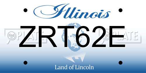ZRT62E Illinois License Plate
