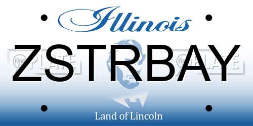 ZSTRBAY Illinois License Plate
