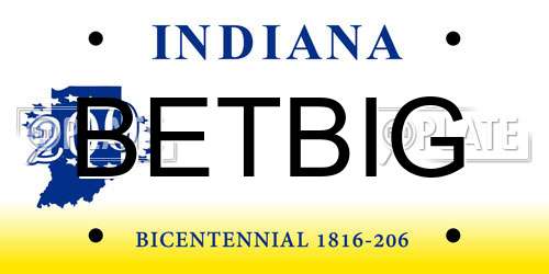 BETBIG Indiana License Plate