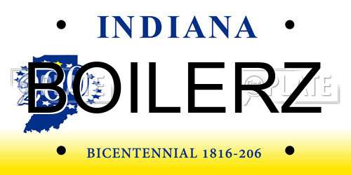 BOILERZ Indiana License Plate