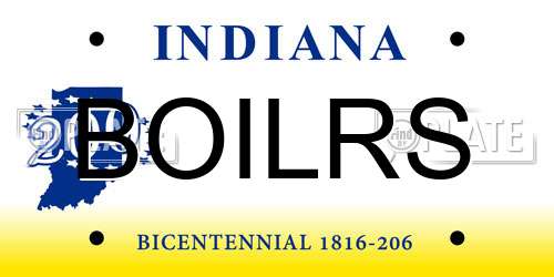 BOILRS Indiana License Plate