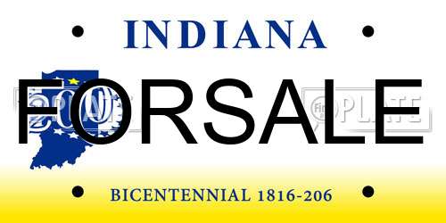 FORSALE Indiana License Plate