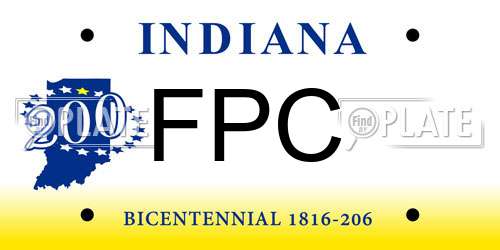 FPC Indiana License Plate