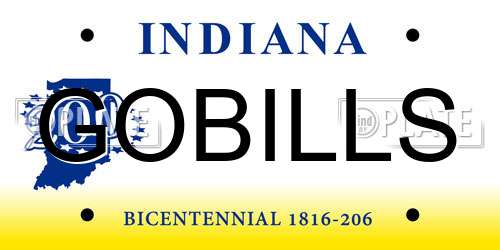 GOBILLS Indiana License Plate