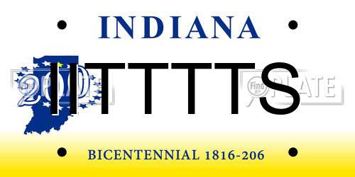 IITTTTS Indiana License Plate