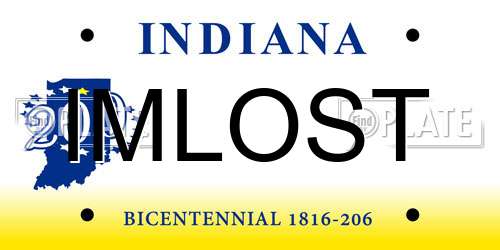 IMLOST Indiana License Plate