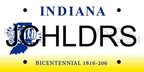 JCHLDRS Indiana License Plate