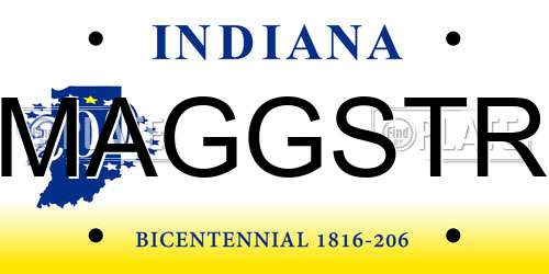 MAGGSTR Indiana License Plate