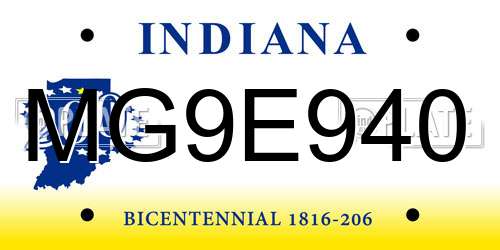 MG9E940 Indiana License Plate