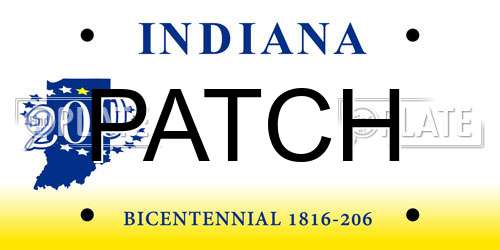 PATCH Indiana License Plate