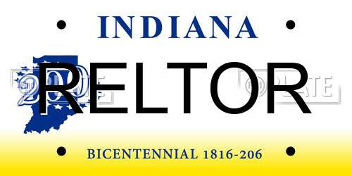 RELTOR Indiana License Plate