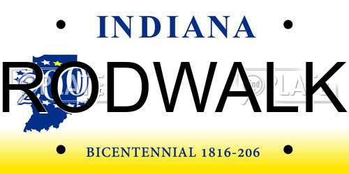 RODWALK Indiana License Plate
