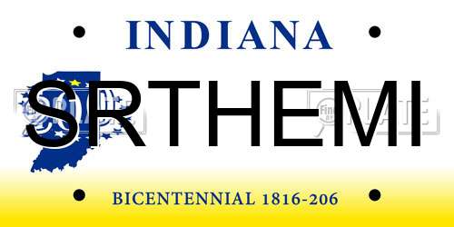 SRTHEMI Indiana License Plate