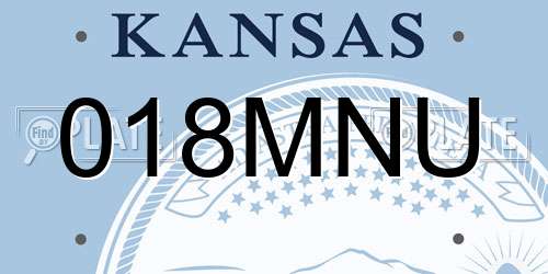 018MNU Kansas License Plate