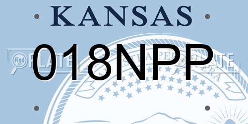 018NPP Kansas License Plate