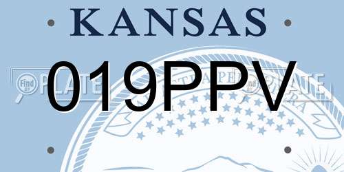 019PPV Kansas License Plate