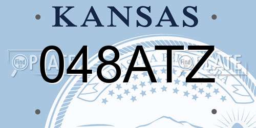 048ATZ Kansas License Plate