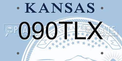 090TLX Kansas License Plate