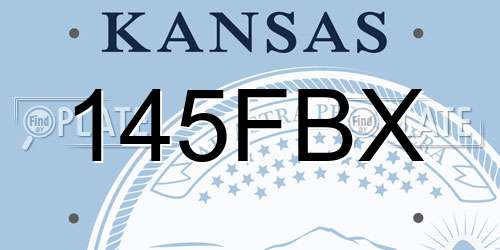 145FBX Kansas License Plate