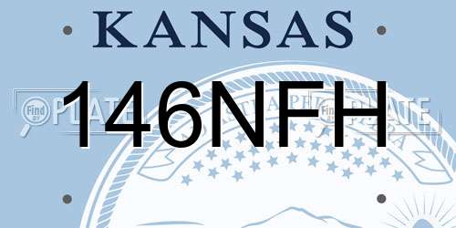 146NFH Kansas License Plate